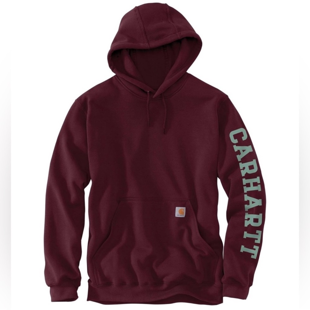 Carhartt Hoodie with Logo Maroon